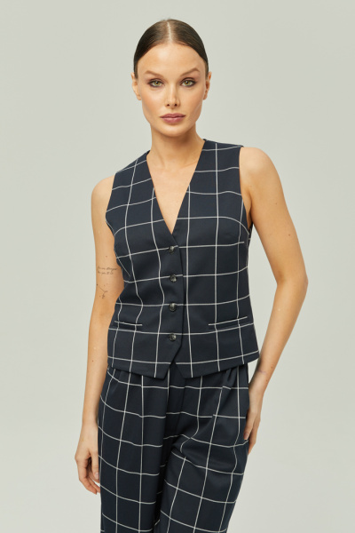 Жилет укороченный 