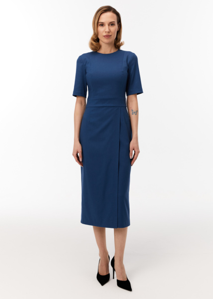 Платье с юбкой на запах