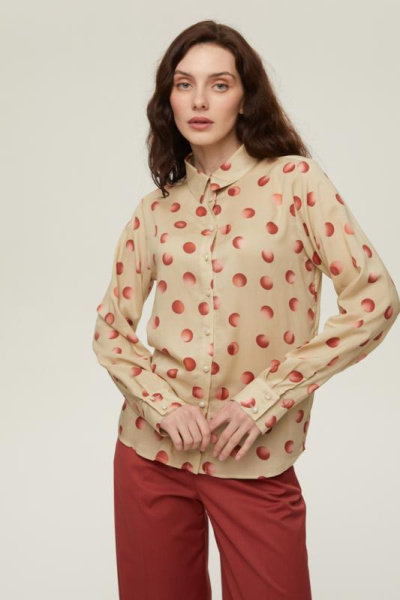 Блуза с принтом