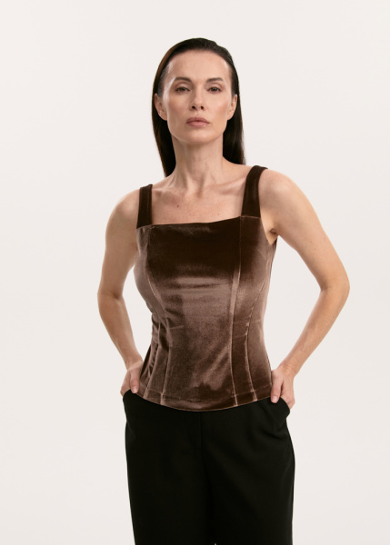 Топ бархатный