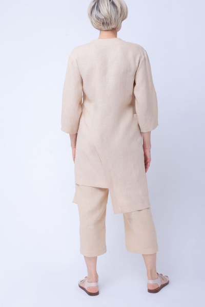 Жакет изо льна на запах