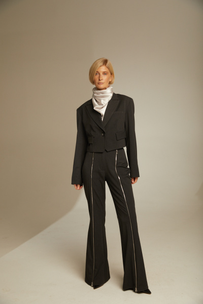 Брюки с молниями