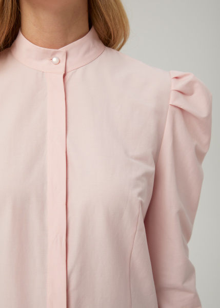 Рубашка с рукавами-буфами 