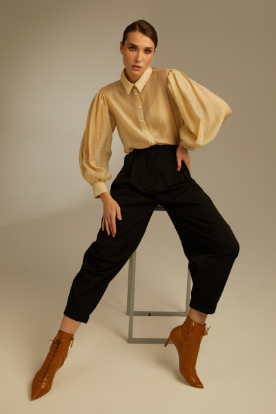 Брюки из костюмной ткани