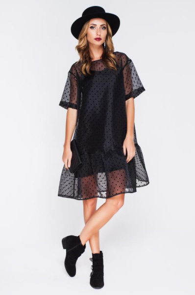 Платье из органзы