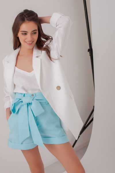 Льняные шорты