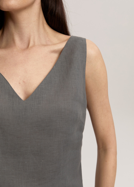 Топ изо льна 