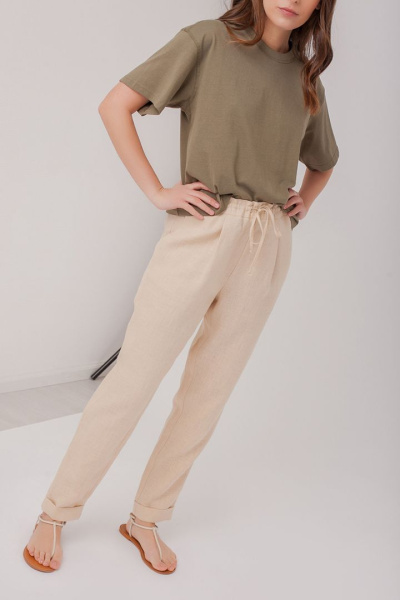 Брюки изо льна