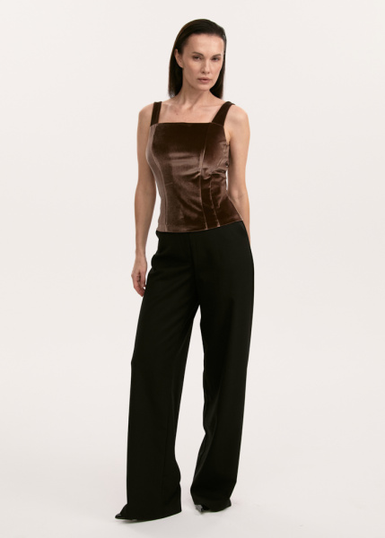 Топ бархатный