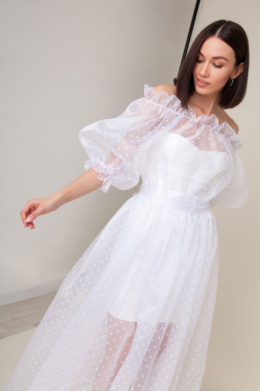 Двухслойное платье