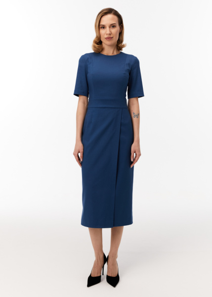 Платье с юбкой на запах