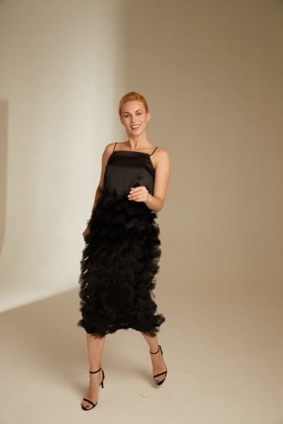 Юбка из бахромы