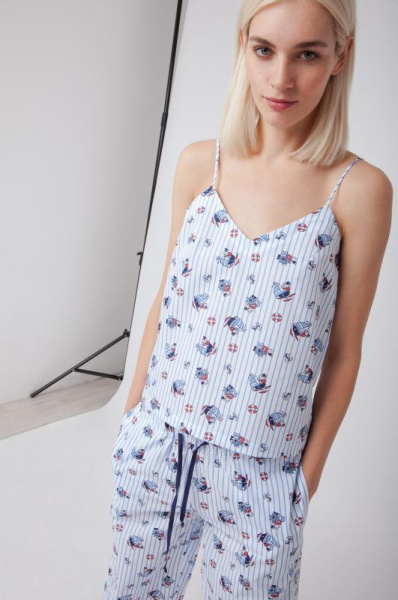 Топ в полоску