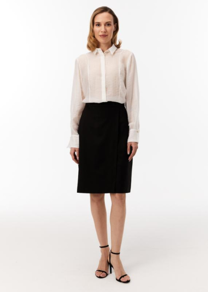 Юбка на запах до колена 