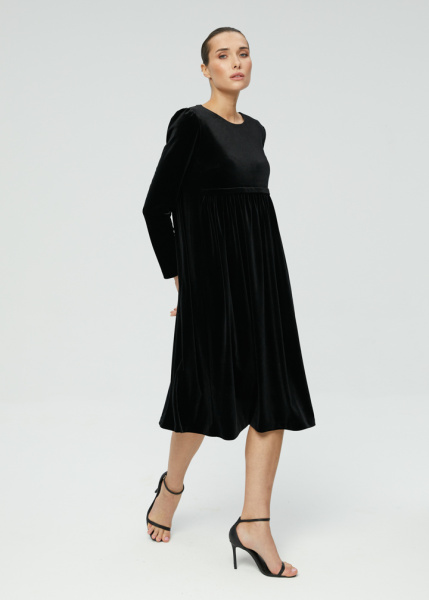 Бархатное платье