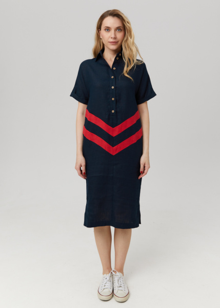 Платье в стиле поло 