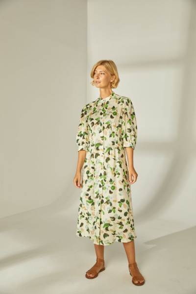 Платье с цветочным принтом 