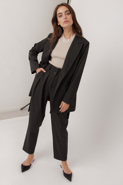 Брюки на высокой посадке