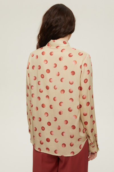 Блуза с принтом