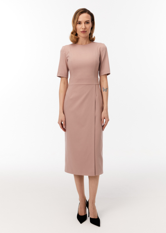 Платье с юбкой на запах 