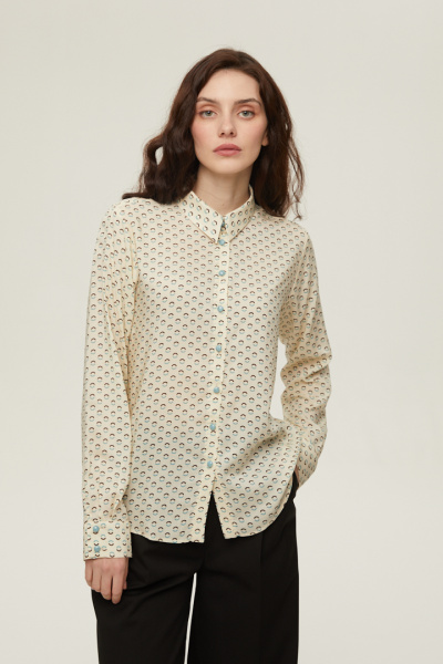 Блуза с принтом