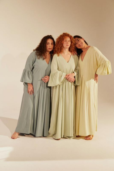 Платье из органического лиоцелла