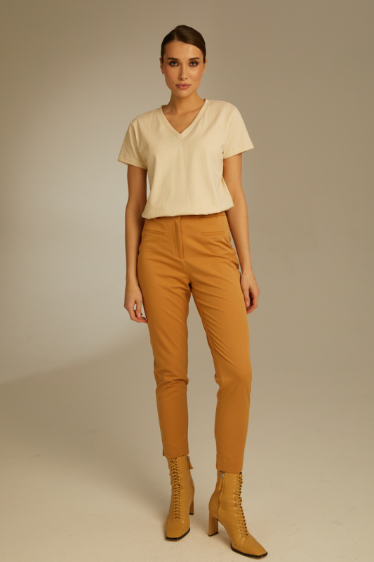 Классические брюки с высокой посадкой Классические брюки с высокой посадкой