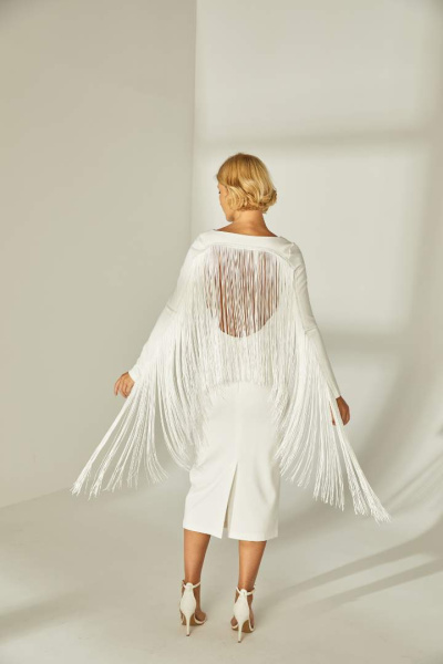 Коктейльное платье с бахромой