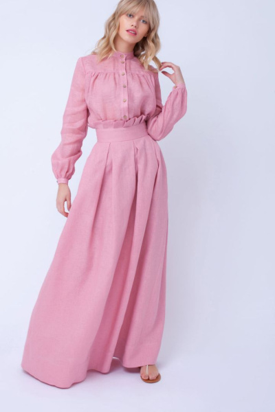 Льняная блуза