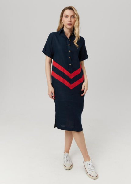 Платье в стиле поло