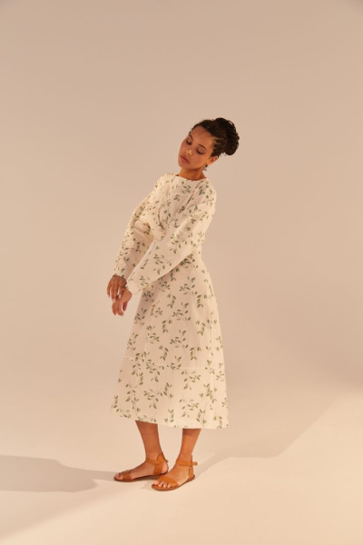 Платье из хлопка