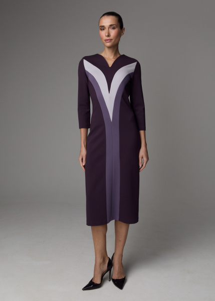 Платье с акцентными вставками Платье с акцентными вставками