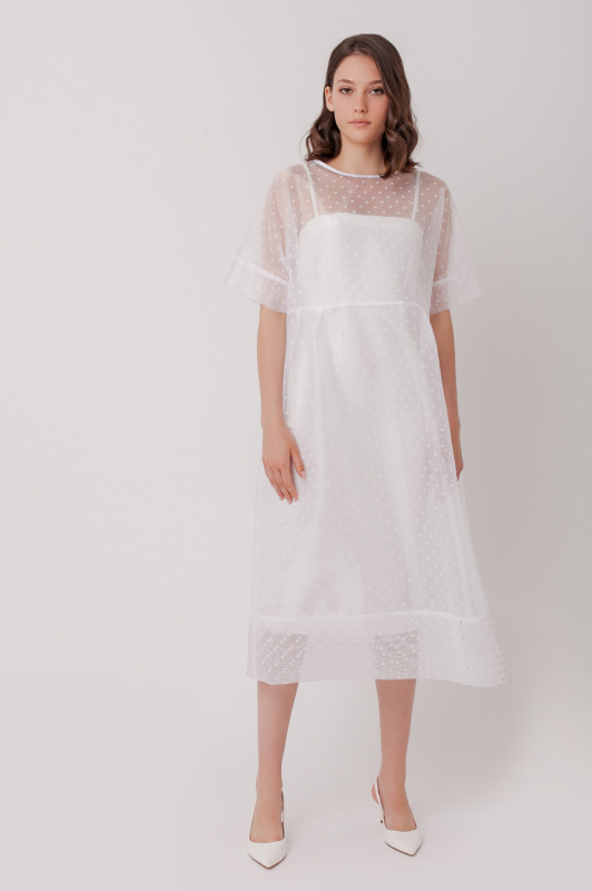 Двухслойное платье