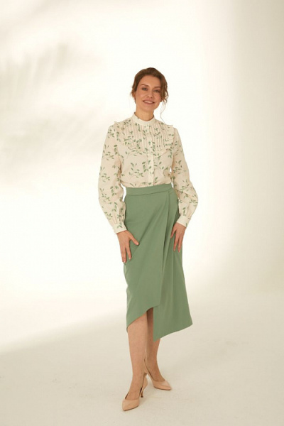 Юбка с имитацией запаха