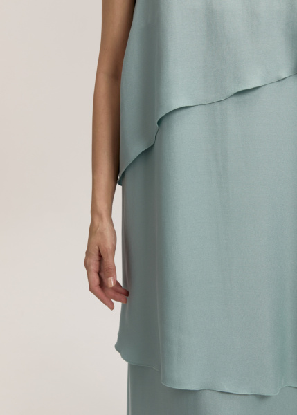 Ярусное платье из лиоцелла 