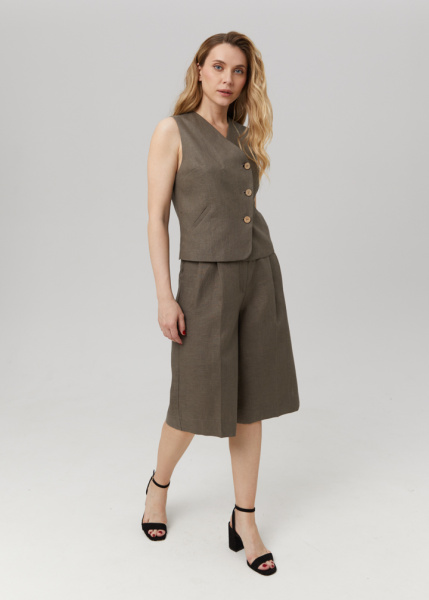 Бермуды изо льна 