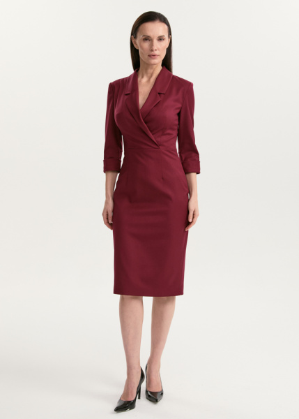 Платье с английским воротником