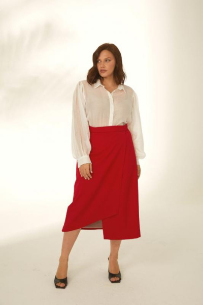 Юбка с имитацией запаха