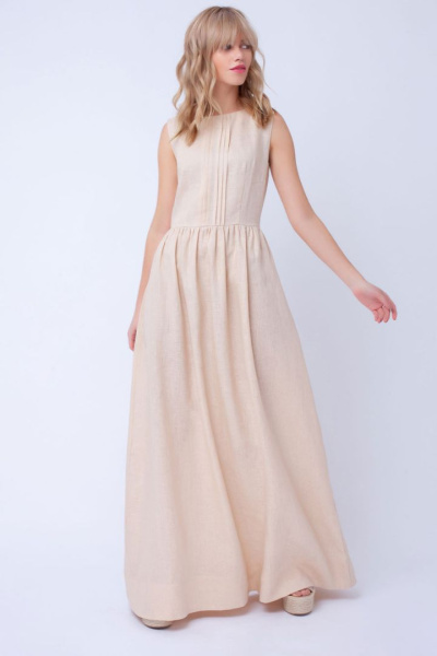 Льняное платье изо льна