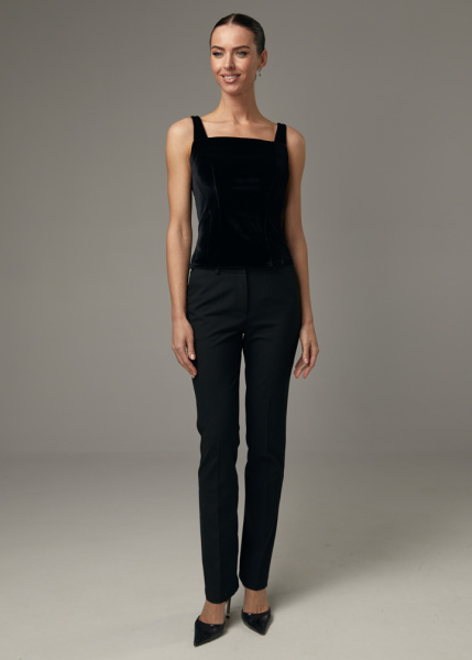 Топ бархатный 