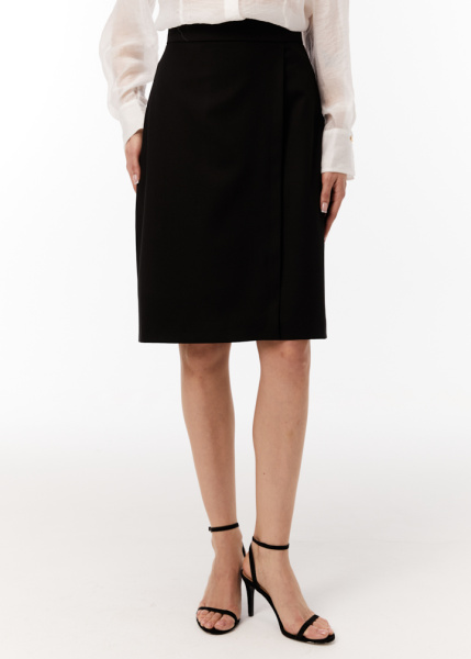 Юбка на запах до колена