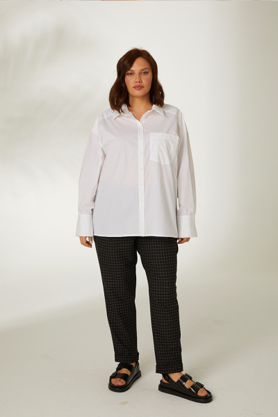 Oversize рубашка из хлопка