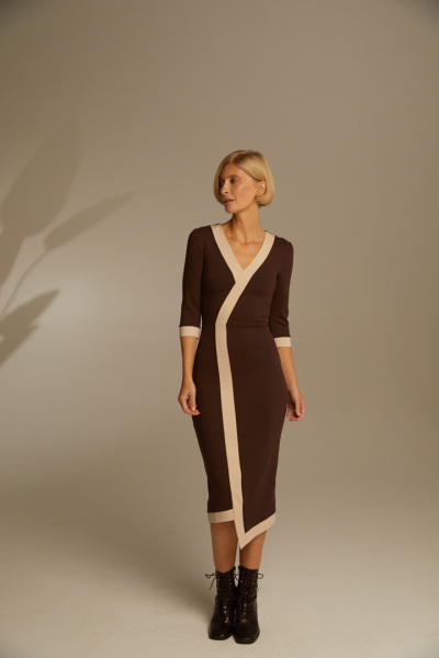 Платье с имитацией запаха Платье с имитацией запаха