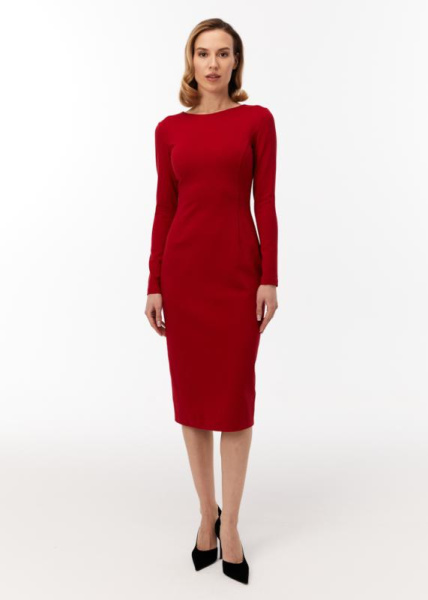 Платье из джерси с открытой спиной