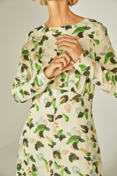 Платье с цветочным принтом 