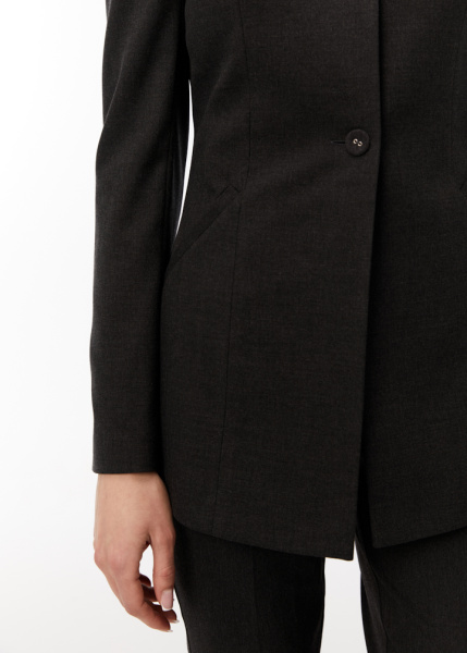 Удлиненный жакет в японском стиле