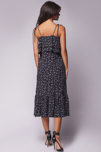 Сарафан с цветочным принтом 