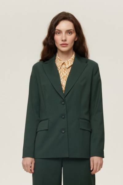 Жакет с английским воротником