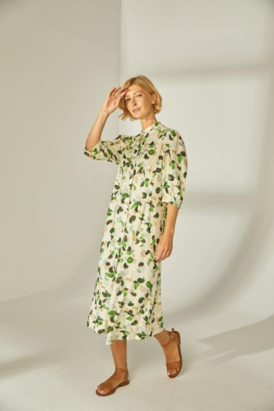 Платье с цветочным принтом