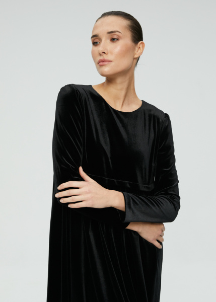 Бархатное платье